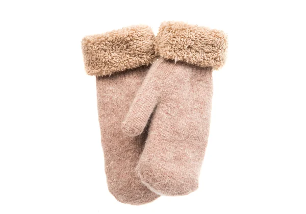 Warm gloves made of wool — Stock Photo, Image