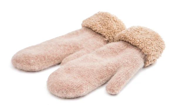 Warm gloves made of wool — Stock Photo, Image