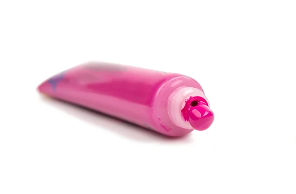 Acrylic paint in a tube — Stock Photo, Image