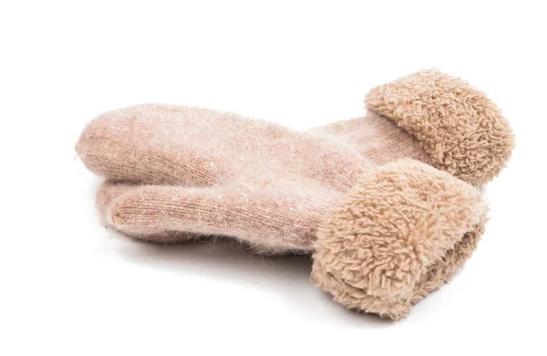 Warm gloves made of wool — Stock Photo, Image