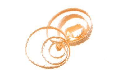 ahşap talaşı izole 