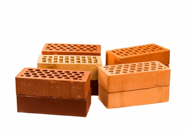 Bricks isolated block — Stock Photo, Image