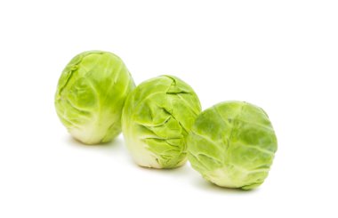 Brüksel lahanası izole 