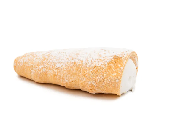 Rollos de hojaldre con crema — Foto de Stock