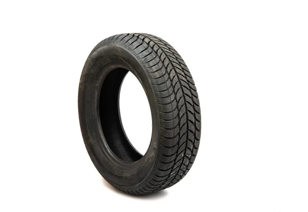 Neumáticos de invierno coche aislado — Foto de Stock