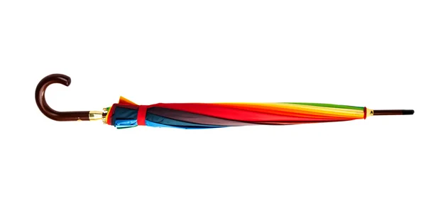 Gekleurde paraplu geïsoleerd — Stockfoto