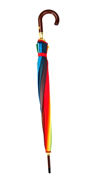 Gekleurde paraplu geïsoleerd — Stockfoto