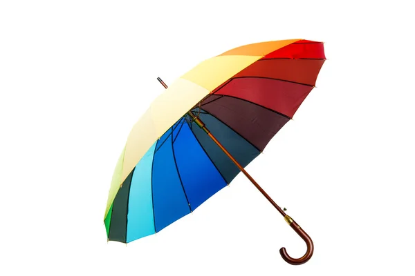 Parapluie coloré isolé — Photo