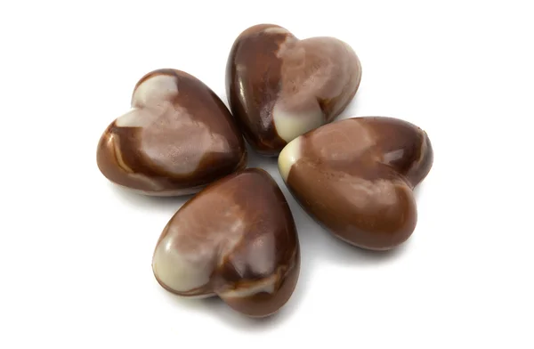 Corazón de chocolate belga — Foto de Stock