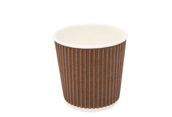 Paper cup isolated — Stock Photo, Image