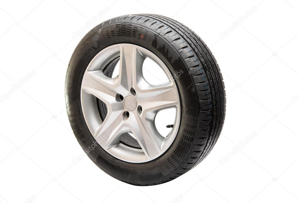 car wheel isolated 