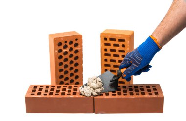 tuğla inşaat aksesuarları ile