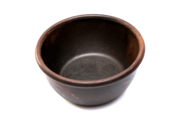 茶色の陶器皿 — ストック写真