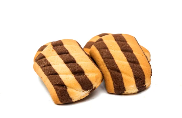 Striped cookies food — Stock Photo, Image