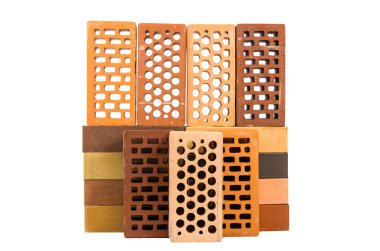 izole kırmızı tuğla 