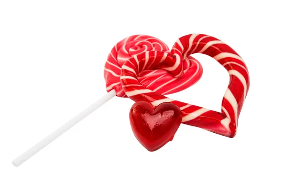 Süßigkeiten Herzen isoliert — Zdjęcie stockowe