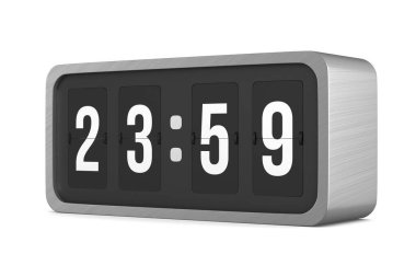 Siyah skor tabelasını çevir. 3B illüstrasyon