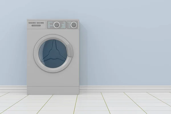 Washing Machine Bathroom Illustration — Stock Photo, Image