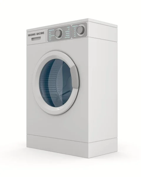 Washing Machine White Background Isolated Illustration — Stock Photo, Image