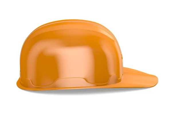 Orange Hard Hat White Background Isolated Illustration — Stock Photo, Image
