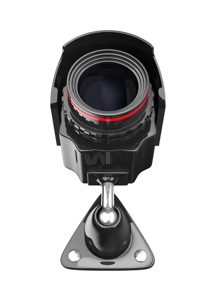 Caméra de sécurité sur fond blanc. Image 3D isolée — Photo
