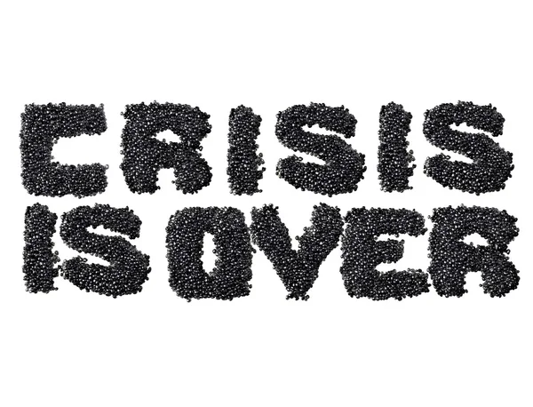 Crisis Is Over — Stock Image Crisis Is Over Royalty Free Stock Images