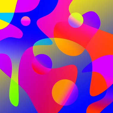 Geometrik elementler ve desenli çağdaş sanat soyut arka planı. Dijital doku arkaplanı. Moda sanat, fantezi kültürü. Pop sanatının modern şablonu, modernizm, kübizm sanat eserleri.