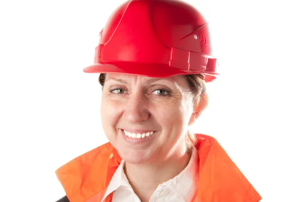 Trabalhadora industrial feminina . — Fotografia de Stock