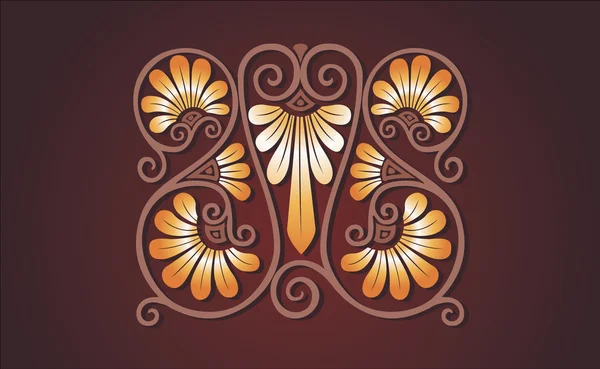Elegant ornament for your awesome ideas. You can use it as background or design element. Continuation soon. — Stockvector