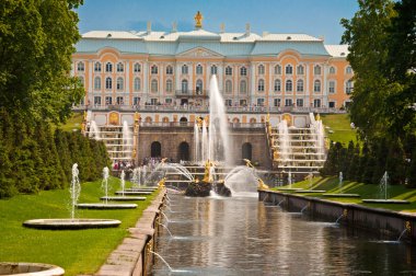 Grand Cascade Peterhof, St Petersburg, Rusya Federasyonu