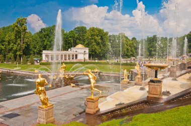 Grand Cascade Peterhof, St Petersburg, Rusya Federasyonu