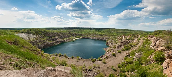 The panorama of beautiful Lake — Stock Photo, Image