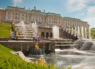 Grand Cascade Peterhof, St Petersburg, Rusya Federasyonu