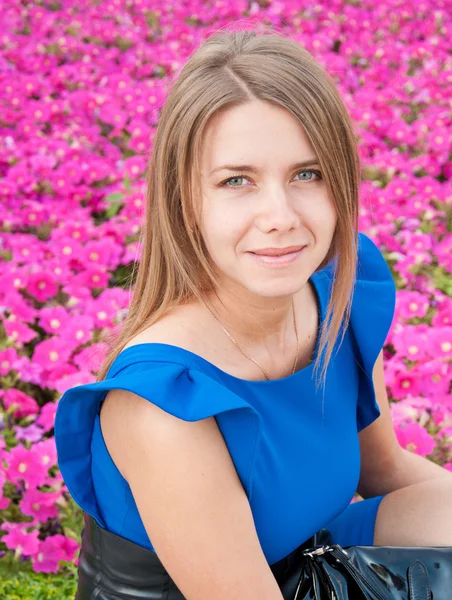 Beautiful blond woman — Stock Photo, Image