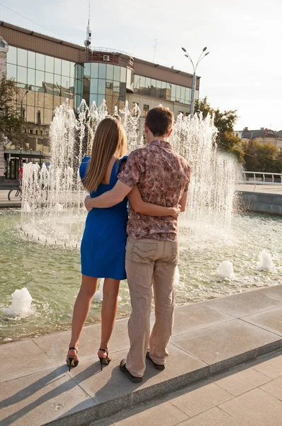 Happy young couple — Stock Photo, Image