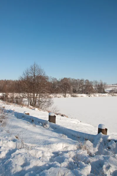 Paesaggio invernale — Foto Stock