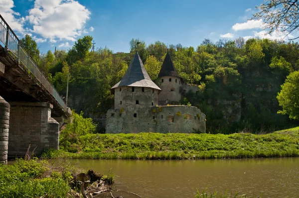 Old fortress near river — Stok fotoğraf