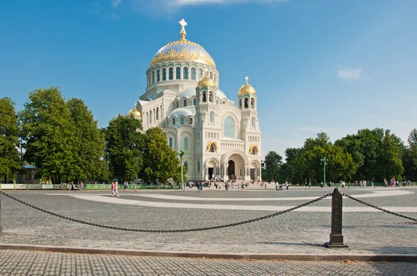 Námořní katedrála v Kronstadtu — Stock fotografie