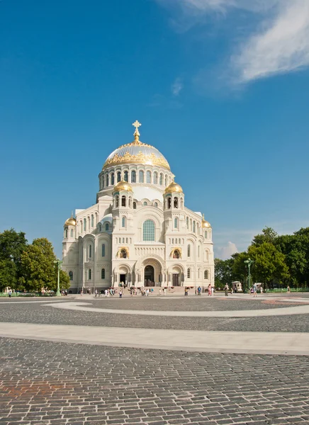 Naval Cathedral in Kronstadt — Stock Photo, Image