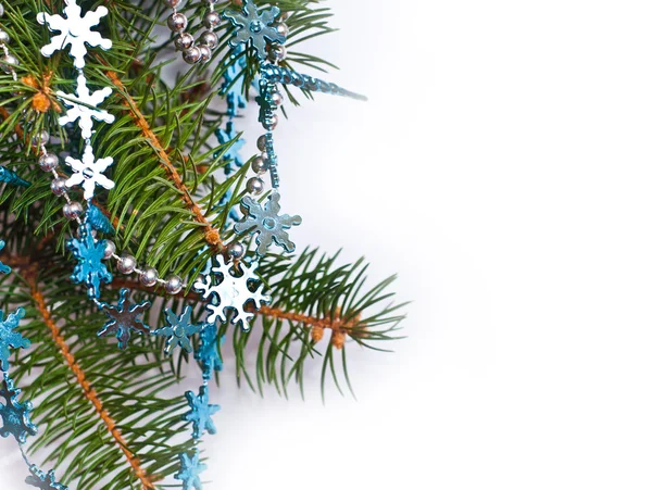 Kerstmis op witte achtergrond — Stockfoto