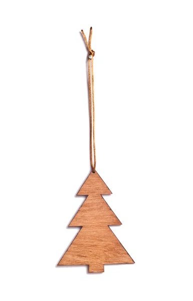 Wooden Christmas tree — Stockfoto