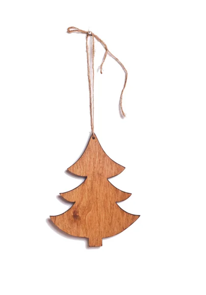 Plywooden Christmas tree — Stockfoto