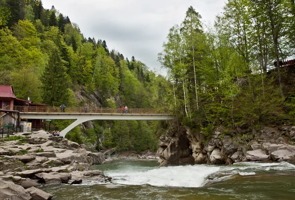 Probij Falls, Jaremcze, Karpaty, Ukraina — Zdjęcie stockowe