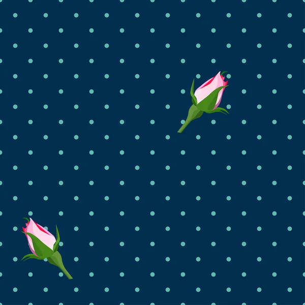 Abstrakter, nahtloser Hintergrund. Blumen — Stockvektor