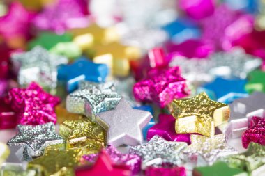 Renk yıldızlar arka plan