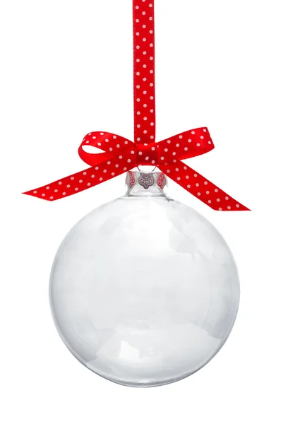 Boule de Noël transparente — Photo