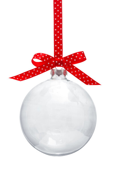 Transparent Christmas ball