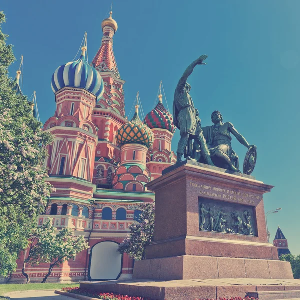 Monumentet till minin och pozharsky — Stockfoto