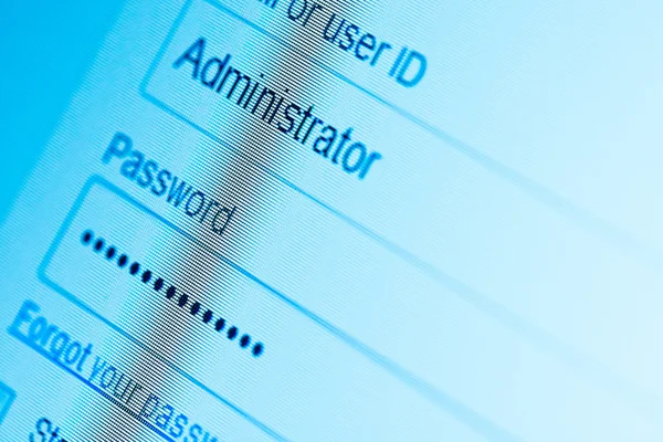 Login Box - Username and Password — Stock Photo, Image