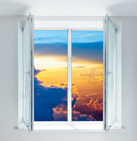Csodálatos kilátás az ablakból — Stock Fotó